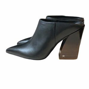 Sam Edelman Reverie Heeled Leather Mules Size 8.5